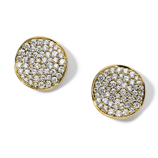 Ippolita 18K Gold Diamond Stud Earrings