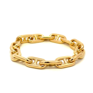 Antonio Papini 18K Gold Marine Link Bracelet