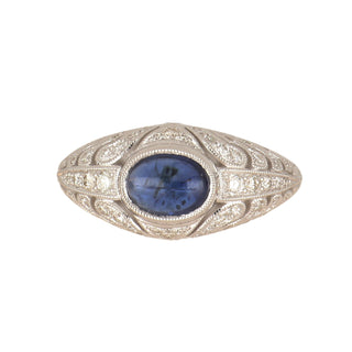 Tenenbaum Workshop 18K White Gold Sapphire Other with Diamonds