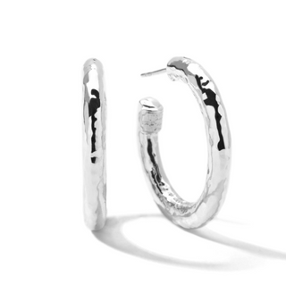 Ippolita Sterling Silver Classico Small Hammered Hoop Earrings