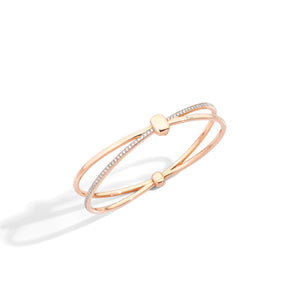 Pomellato 18K Rose Gold 'Together' Bracelet with Diamonds