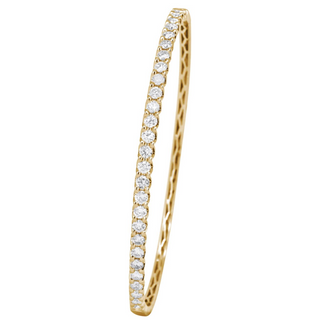 Tenenbaum Collection 18K Gold Diamonds Bangle Bracelet