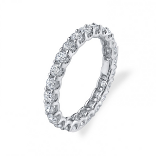 Tenenbaum Collection Platinum Round Brilliant-Cut Diamonds Eternity Band