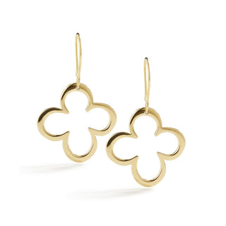 L. Klein 18K Gold Drop Earrings