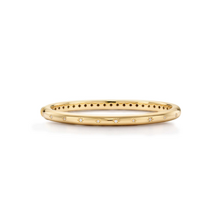 Temple St Clair 18K Gold Diamond Bangle Bracelet