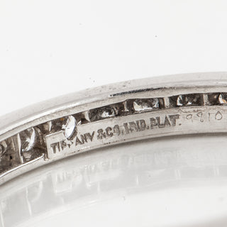 2000s Tiffany & Co. Platinum Round Brilliant-Cut Diamonds Eternity Band