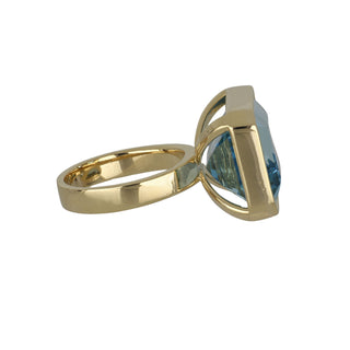 Tenenbaum Workshop 18K Gold Bezel-Set Aquamarine Ring