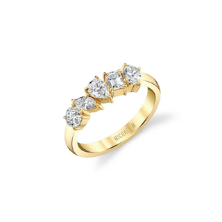 Michael M 18K Gold Diamond 5 Stone Ring