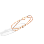 Pomellato 18K Rose Gold Diamond Bangle Bracelet