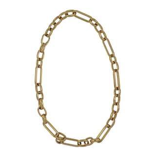 Antonio Papini 18K Gold Link Necklace