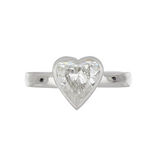 Tenenbaum Workshop GIA 1.88 Carat Heart Shape Diamond Solitaire Engagement Ring