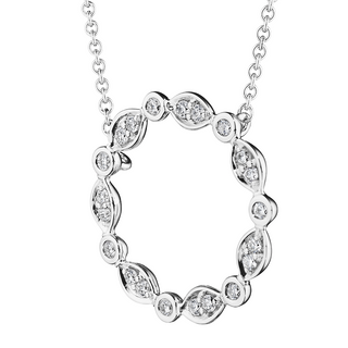 Verragio 18K Gold Diamond Pendant Necklace