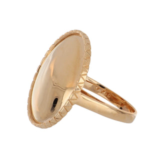 Estate 18K Rose Gold Dome Ring