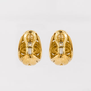 Van Cleef & Arpels 18K Gold Clip Earrings