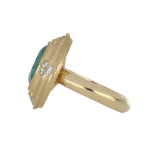 Tenenbaum Workshop 18K Gold Green/Blue Tourmaline with Diamonds