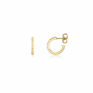 Michael M 14K Gold Hoop Earrings