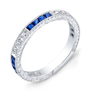 Tenenbaum Collection 18K White Gold Sapphires Other with Diamonds