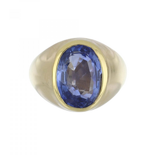 Tenenbaum Workshop 18K Gold Sapphire Solitaire Ring