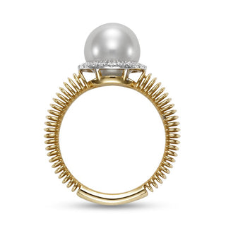 Mastoloni 18K Gold Cultured Pearl Other with Diamond