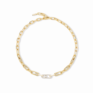 Messika 18K Gold Diamonds Link Necklace