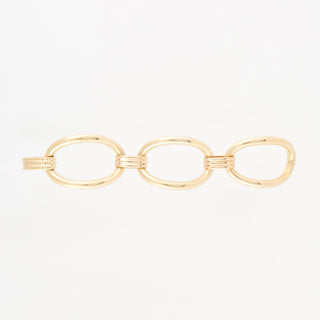 Antonio Papini 18K Gold Oval Link Bracelet