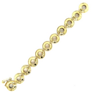 1990s Tiffany & Co. Two-Tone Gold & Silver Link Bracelet