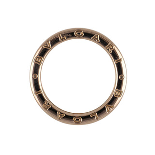 Estate Bulgari 18K Rose Gold Ceramic Band