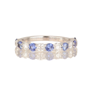 Tenenbaum Workshop 18K White Gold Sapphires Other with Diamonds