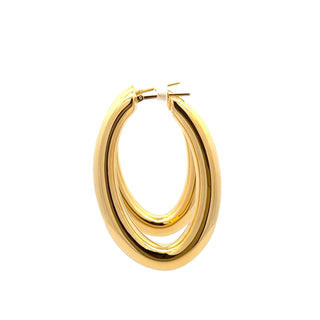 Antonio Papini 18K Gold Hoop Earrings