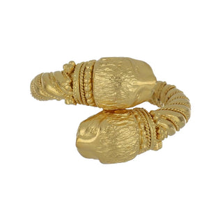 Estate LaLaounis 22K Gold Lion Bypass Ring