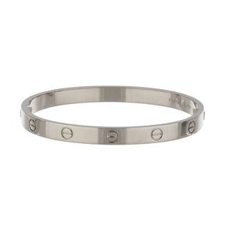 Estate Cartier 18K White Gold 'Love' Bracelet