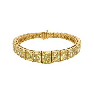 Tenenbaum Workshop 18K Gold Diamonds Line Bracelet