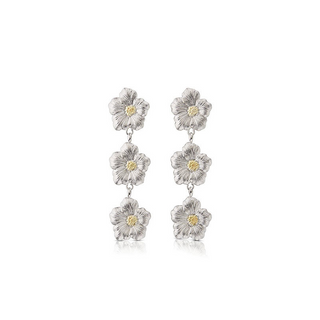 Buccellati Sterling Silver } Drop Earrings