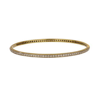 Roberto Coin 18K Gold Diamonds Bangle Bracelet