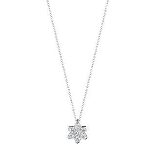 Verragio 18K White Gold Diamond Pendant Necklace