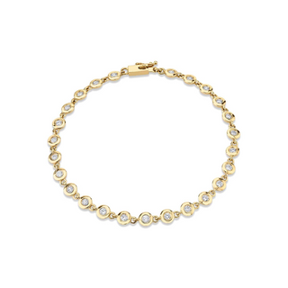 Michael M 14K Gold Diamond Line Bracelet