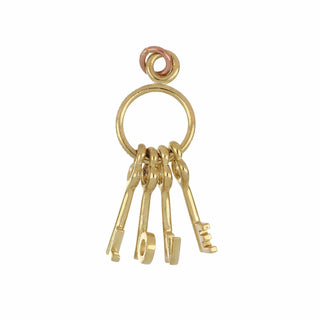 Vintage 1980s Tiffany & Co. 18K Gold Love Key Pendant