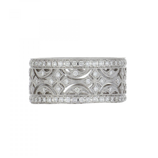 Beverley K 18K White Gold Diamonds Cluster Ring