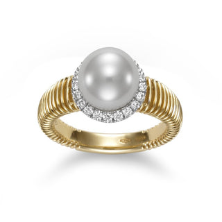 Mastoloni 18K Gold Cultured Pearl Other with Diamond