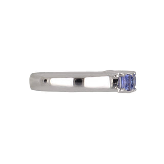 Tenenbaum Workshop 18K White Gold Sapphire 5 Stone Ring