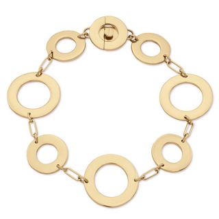 L. Klein 18K Gold Link Bracelet