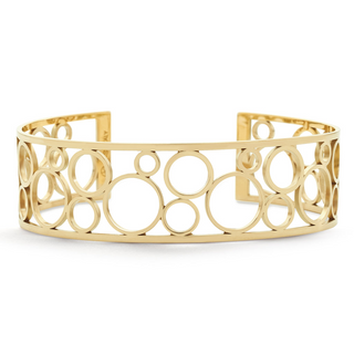 L. Klein 18K Gold Cuff Bracelet