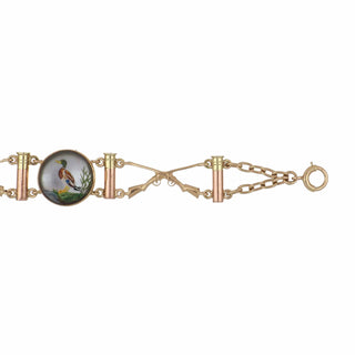 Two-Tone 14K Gold Rock Crystals Station Bracelet