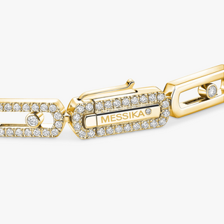 Messika 18K Gold Diamonds Link Bracelet