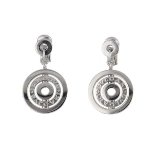 1990s Bulgari 18K White Gold Drop Earrings