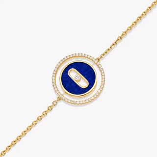 Messika 18K Gold Lucky Move Small Lapis Bracelet