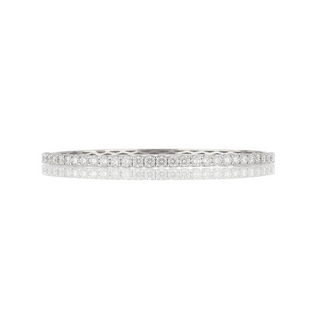 Tenenbaum Collection 18K White Gold Diamonds Bangle Bracelet