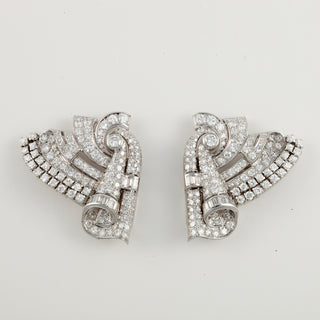 Platinum Diamonds Brooch