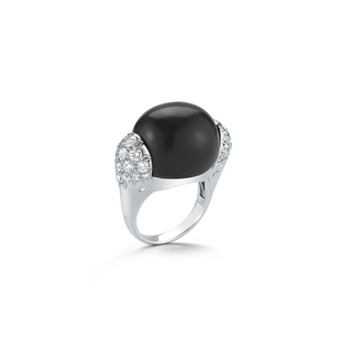 Seaman Schepps 18K White Gold Diamonds Cocktail Ring