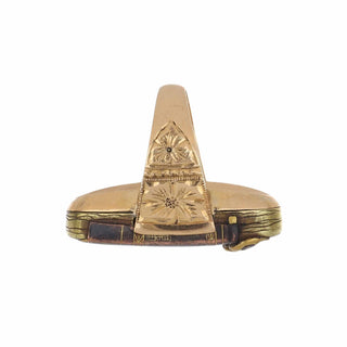 Victorian 14K Gold Oval Signet Ring